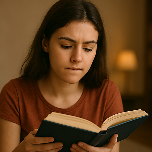 ...I Woke Up With a Dildo in my Pussy Girl reading erotica
