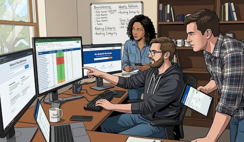 The Team of Porn Sites XXX auditing sites with a comic filter