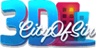 City Of Sin 3D Logo