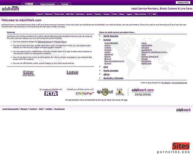 AdultWork Website From 14. September, 2026