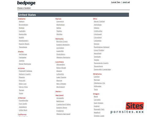 BedPage website van 17. April, 2024