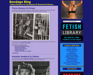 Вот как выглядит Bondage Blog