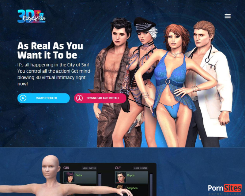 3d realistic porno game