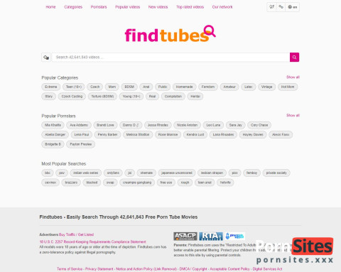 This is what Findtubes looks like