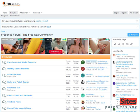 FreeOnes - Форум - Лучшие порносайты - Список бесплатных XXX сайтов | Порно карта