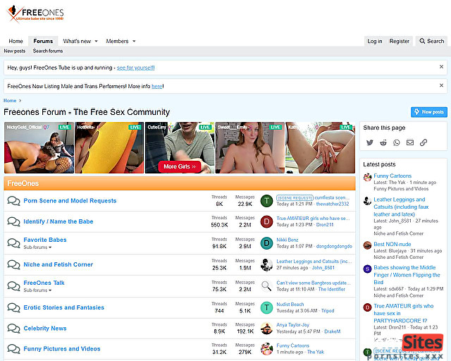freeones.com, 18. June, 2026 FreeOnesForum Website From 18. June, 2026