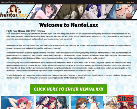 This is what Hentai.xxx looks like