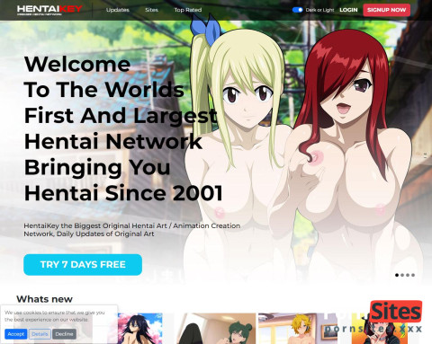 Hentaikey & 27 similar Hentai & Comic Sites