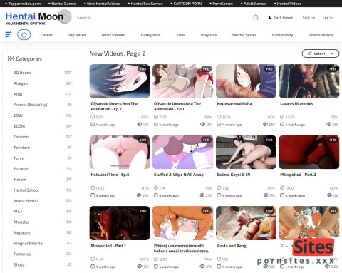 Hentai Moon Sitio web de 25. April, 2024