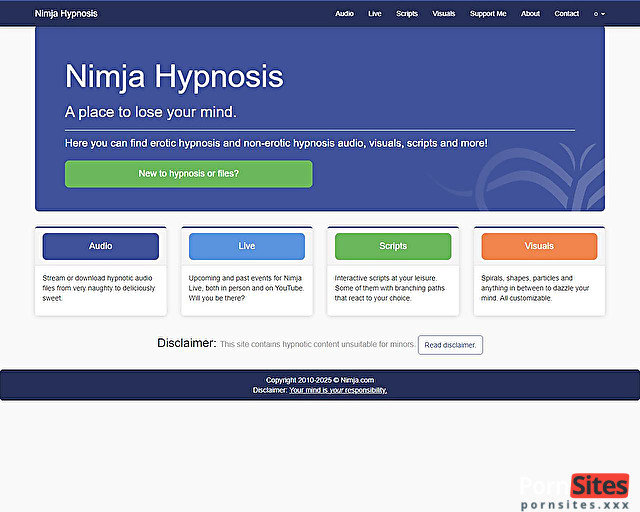 HypnoNimja Website From 12. June, 2026