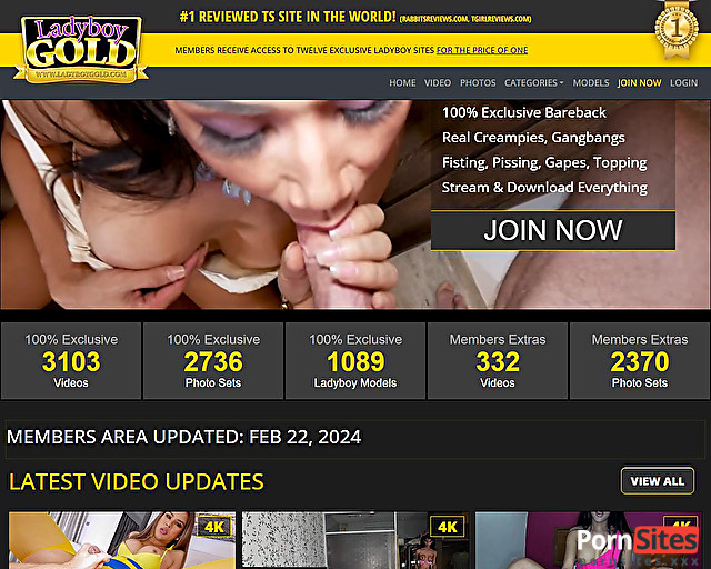 Ladyboy Gold Website From 18. June, 2026