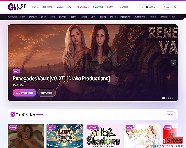 lustgames.to, 25. August, 2026 LustGames Website From 25. August, 2026