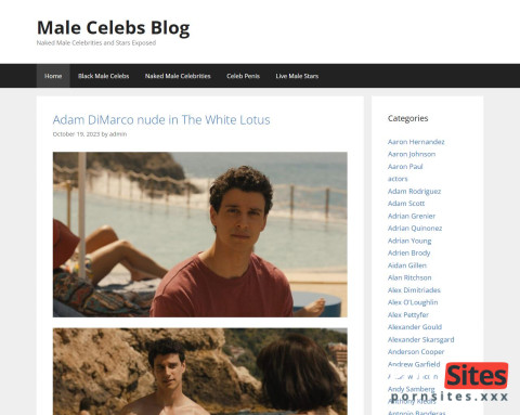 Ecco come appare Male Celebs Blog