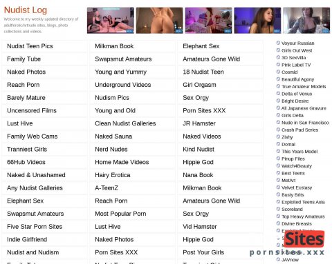 Nudistlog and 32 similar Amateur Porn Sites picture