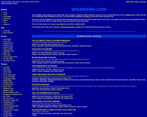 This is what Sexstories.com looks like