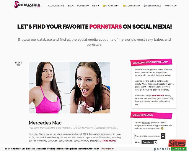 Social Media Pornstars Website From 02. June, 2026