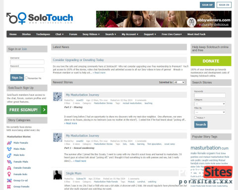 Sito web Solotouch da 17. April, 2024
