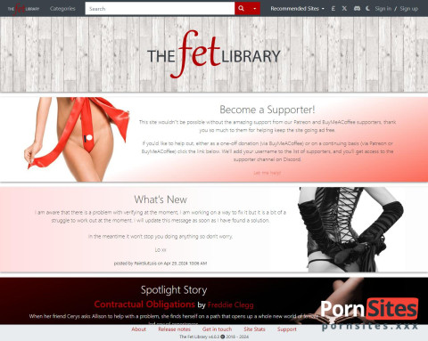 The Fet Library Website From 20. February, 2024