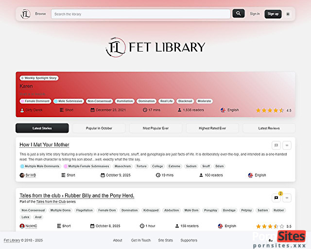 thefetlibrary.com, 18. June, 2026 The Fet Library Website From 18. June, 2026
