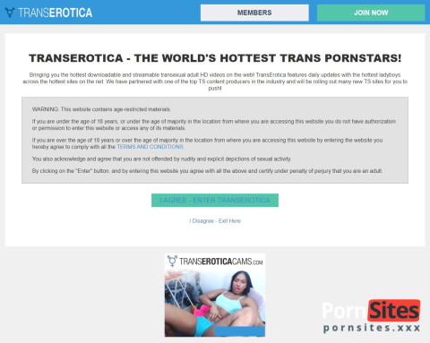 Trans Erotica website van 17. April, 2024