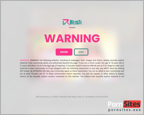VR Hush Website von 03. May, 2024