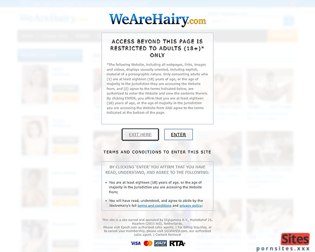 WeAreHairy Website From 02. June, 2026